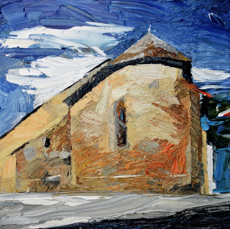 "Painting. Pleinair. Pleinair romania" by Dumitrița Znaida, oil on canvas