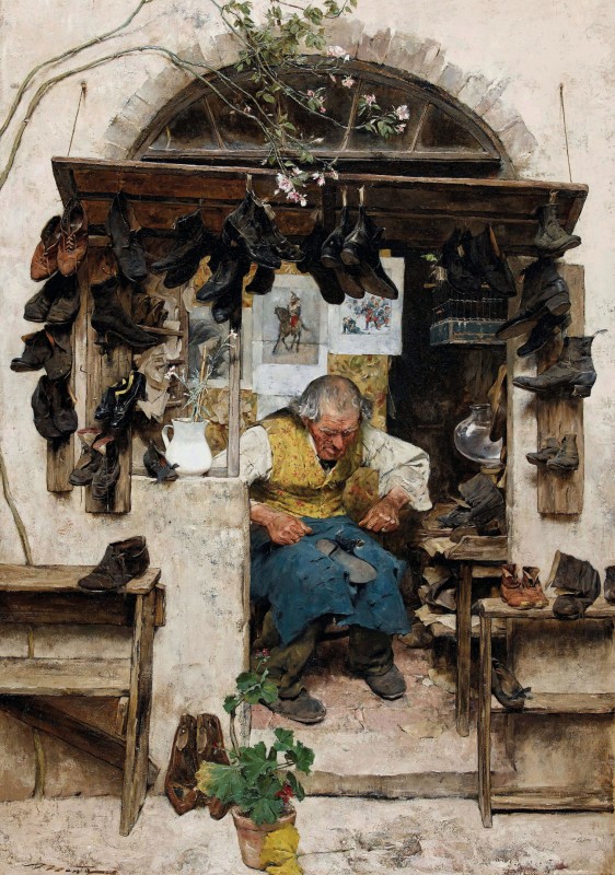 "Compoziție" by Edouard (John) Menta