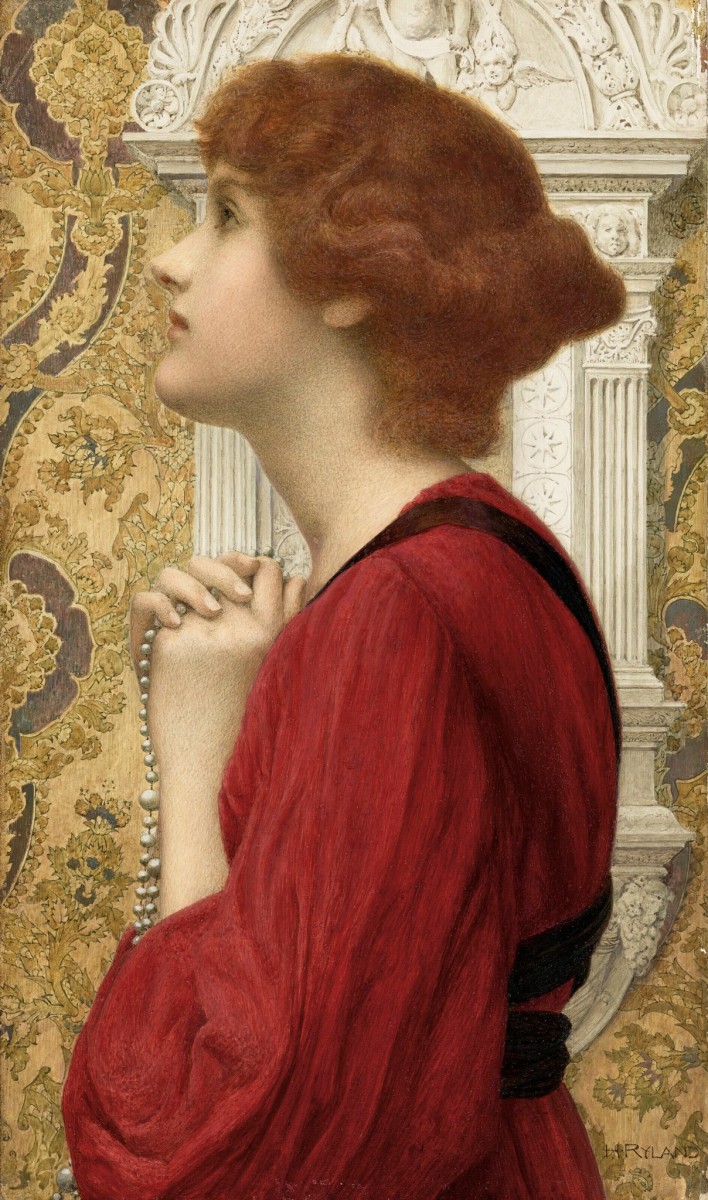 "Painting. Portrait" by Henry Ryland