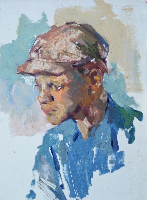 "Painting. Portrait" by Anatoly Ivanovich Kalchak