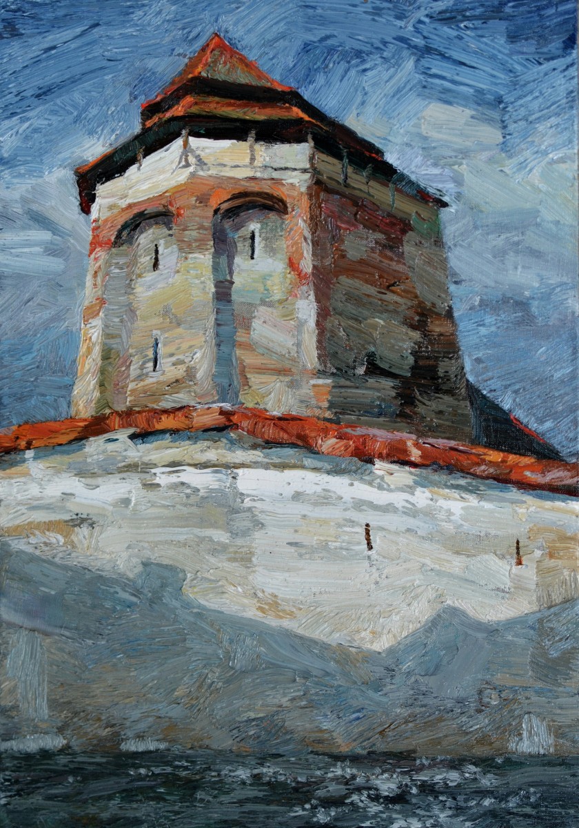 "Живопись. Пленэр. Пленэр в Румынии" by Максим Романиуc, масло / холст