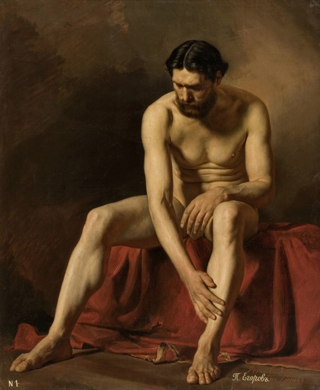 "Pictură. Nud" by Petr Ivanovich Yegorov