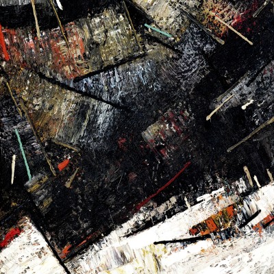 "Композиция" by Анатол Гимпу, 1995, 670x550mm, масло / холст