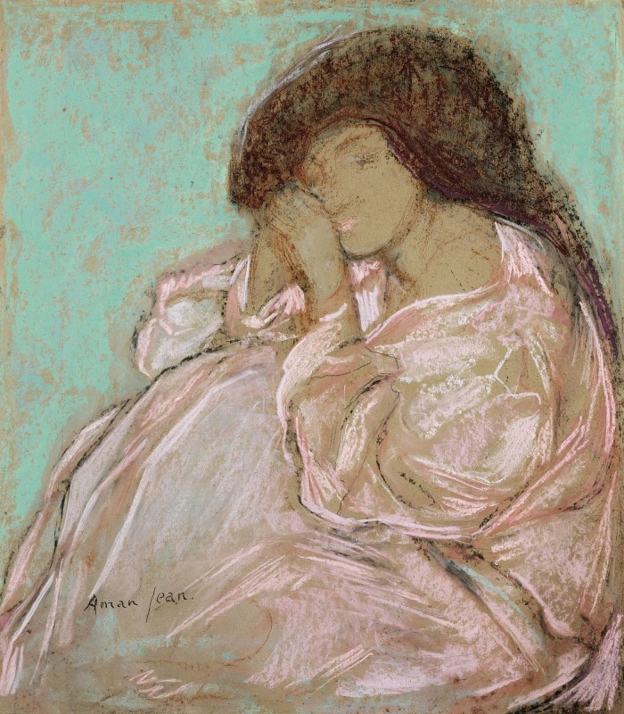 "Drawing. Figure" by Edmond Aman-Jean