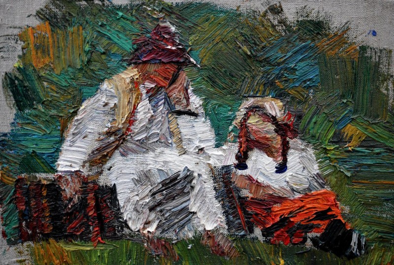 "Живопись. Этюд. Пленэр. Пленэр в Молдове" by Влада Cибуc, масло / холст