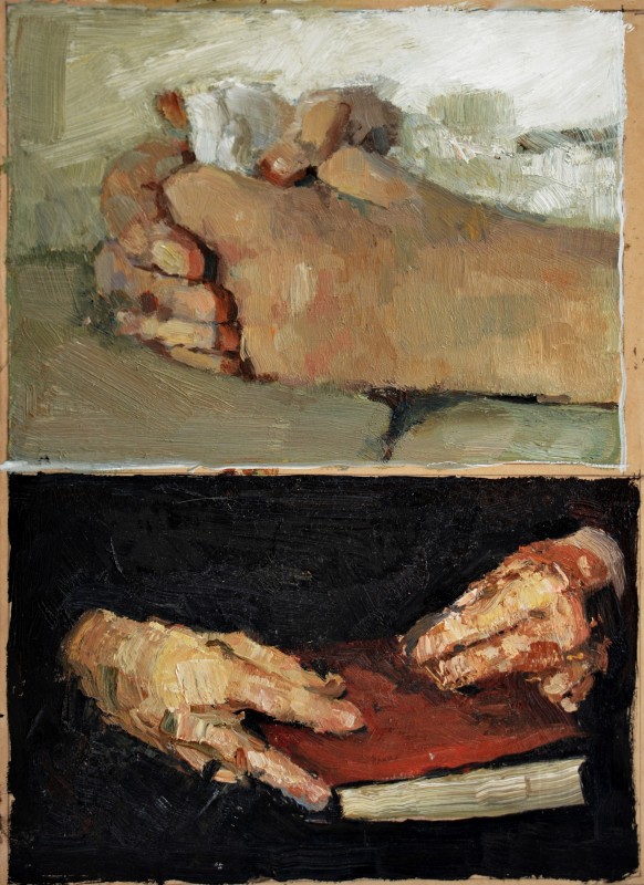 "Gypsum, head, hands, feet. Copy" by Adrian Diacon