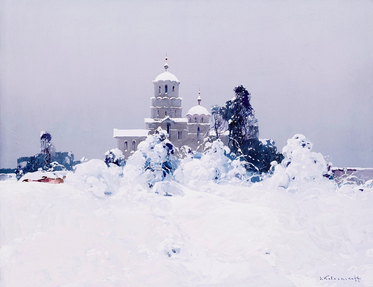 "Живопись. Замки и церкви" by Степан Федоровитч Колесникофф