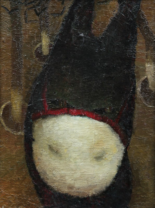 "Compoziție" by Olga Ilieș, 1999, 400x300mm, ulei pe pânză