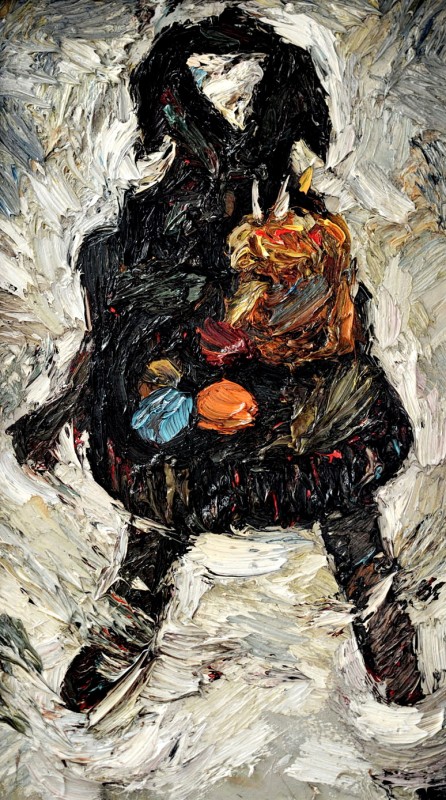 "Natură statică de Paști" by Cezara Cemortan, 2015, oil on canvas