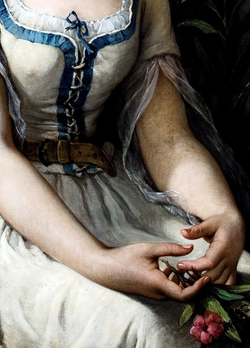 "Painting. Gypsum, head, hands, feet" by Jules Salles