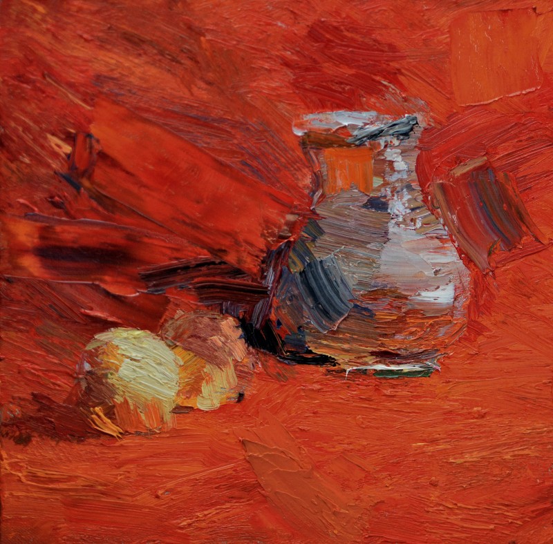 "Painting. Etude. Long term" by Ioana Mocanu, 300x300mm, oil on canvas