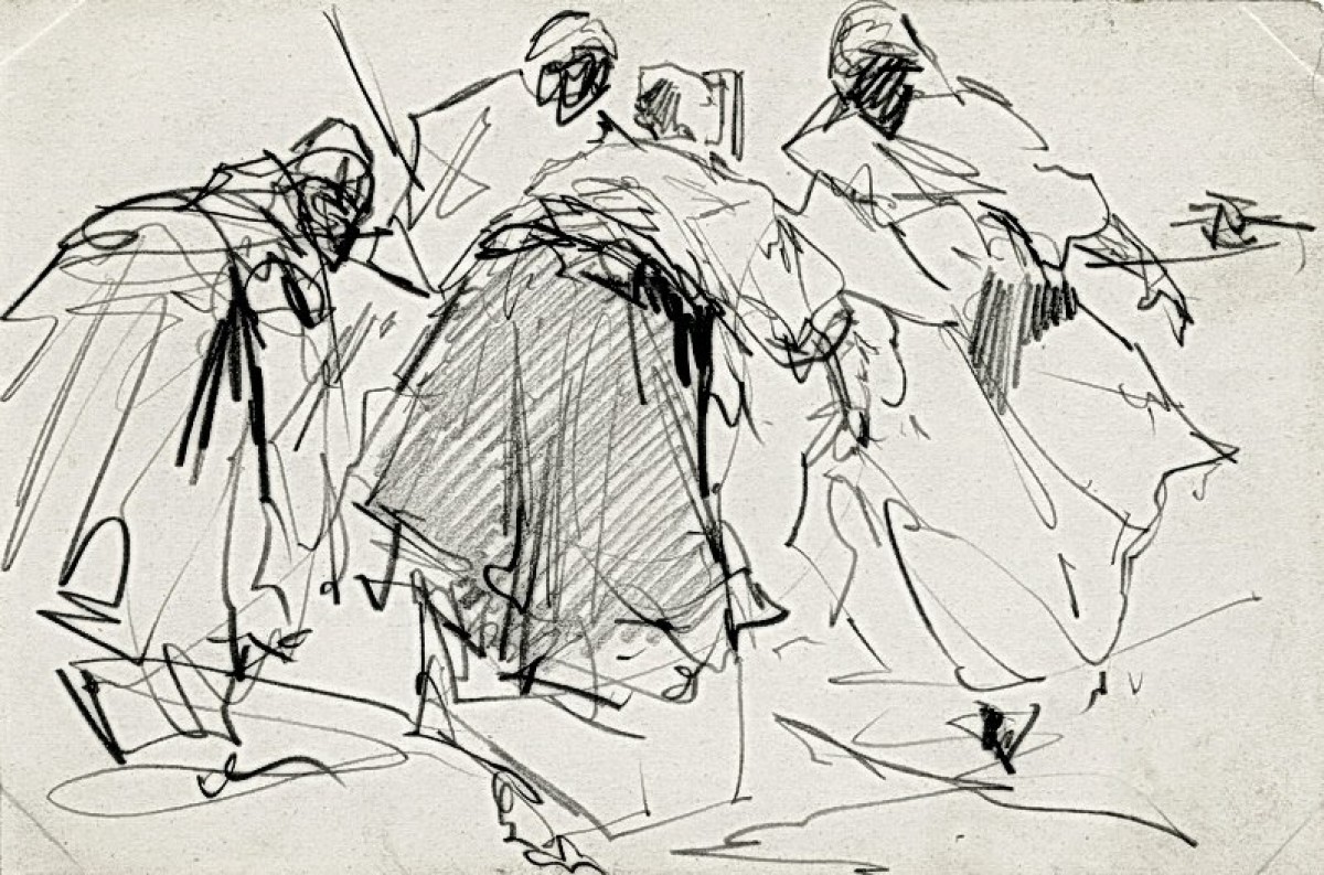 "Drawing" by Stepan Fedorovitch Kolesnikoff