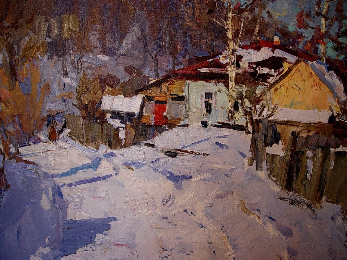 "Painting. Landscape" by Fyodor Z. Zakharov