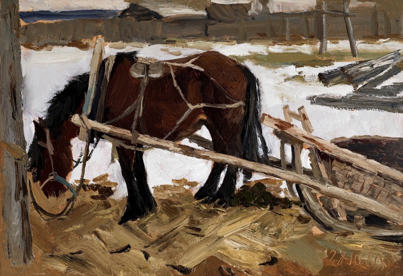 "Painting. Animals" by Vladimir Fedorovich Stozharov