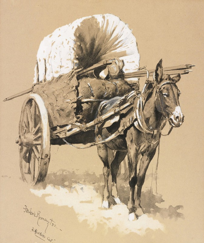 "Painting. Animals" by Frederic Remington