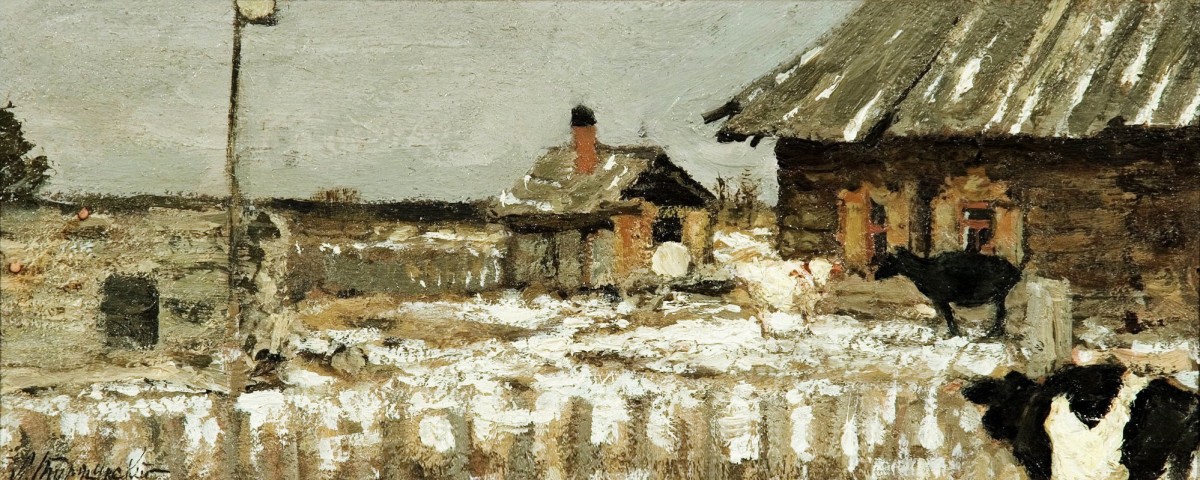 "Pictură. Rural" by Leonid Viktorovich Turzhansky