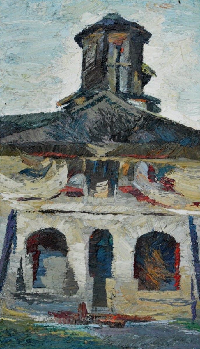 "Pictură. Pleinair. Pleinair România" by Oxana Țip, ulei pe pânză