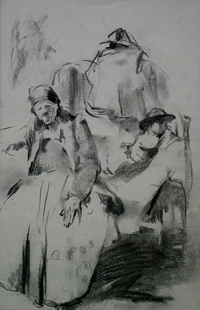 "Sketch. Figure" by Gheorghe Lisița