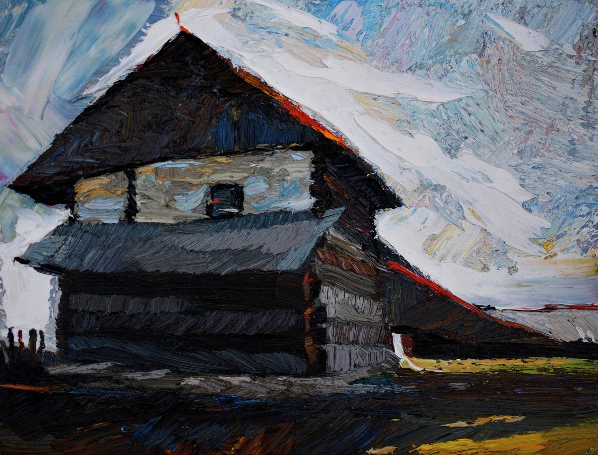 "Painting. Pleinair. Pleinair romania" by Anatol Ghimpu, oil on canvas