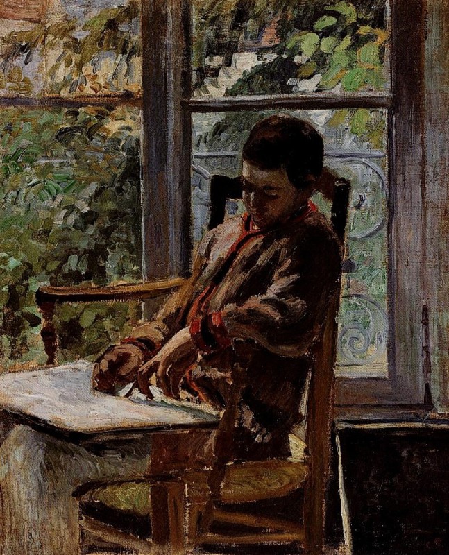 "Composition" by Camille Pissarro