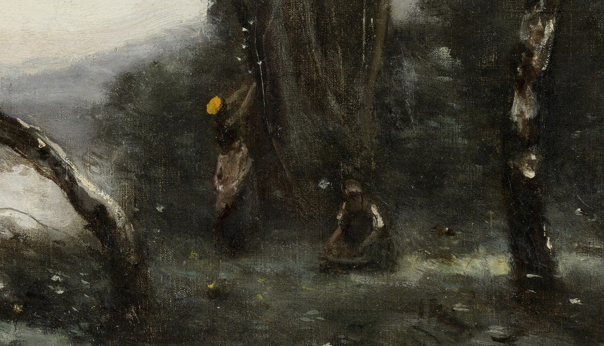 "Compoziție" by Jean-Baptiste-Camille Corot