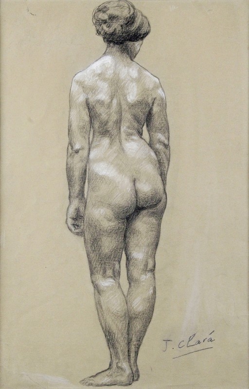 "Drawing. Nude" by Josep Clarà i Ayats