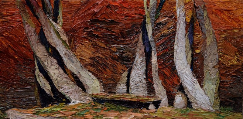 "Motiv" by Oxana Țip, 2013, ulei pe pânză