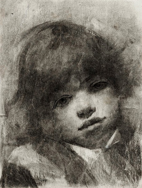 "Desen. Portret" by Lesser Ury