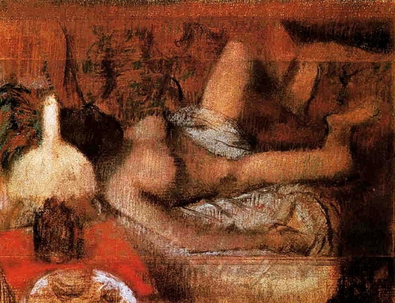 "Композиция. Обнаженка" by Едгар Дегас