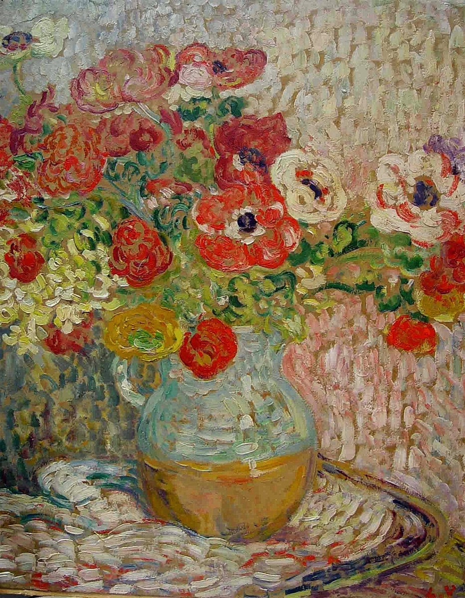 "Painting. Flowers" by Louis Valtat