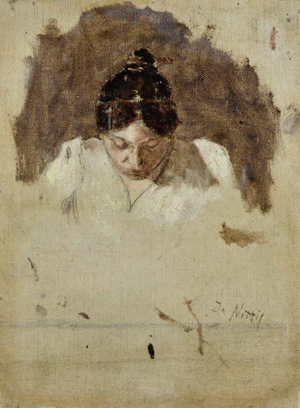 "Pictură. Portret" by Giuseppe De Nittis