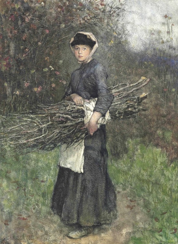 "Композиция. Фигура / полуфигура" by Георге Cлаусен