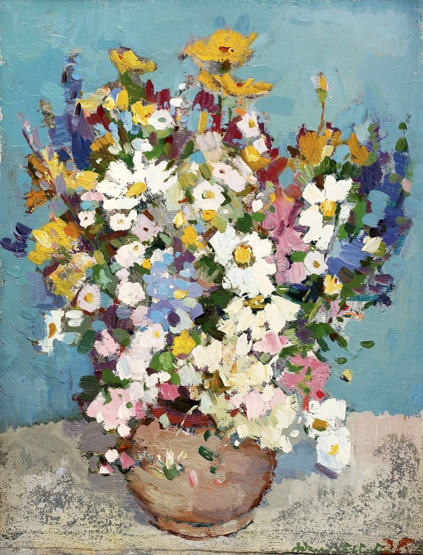 "Painting. Flowers" by Adam Bălțatu