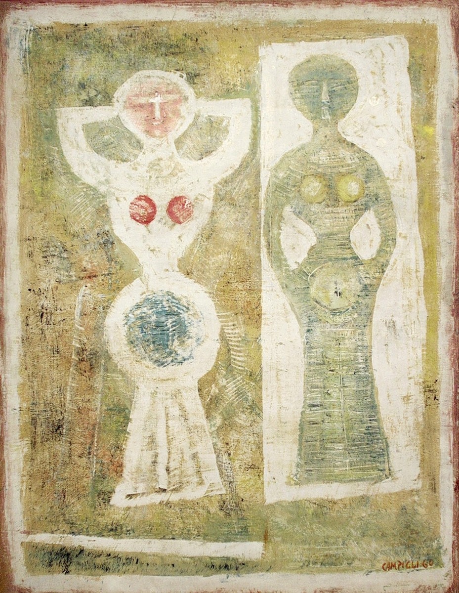"Compoziție" by Massimo Campigli