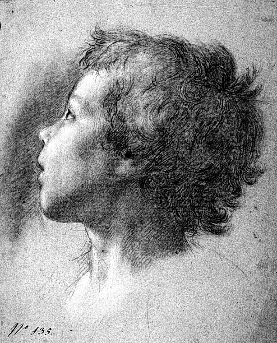 "Drawing. Portrait" by Francisco Bayeu y Subías