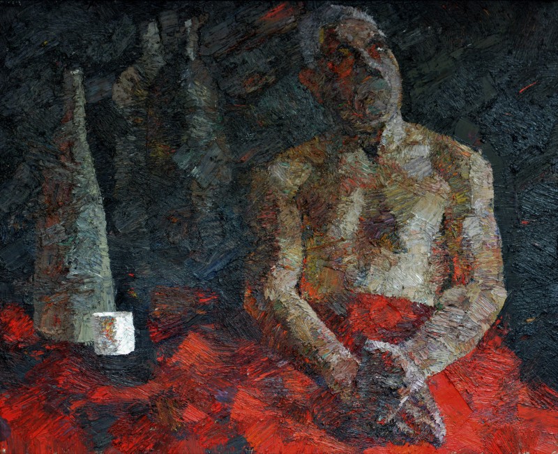 "Seminud" by Cаролина Леагул, 2013, 680x840mm, масло / холст