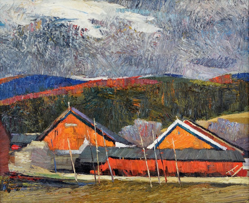 "Etude" by Anatol Ghimpu, 2002, 420x520mm, oil on canvas