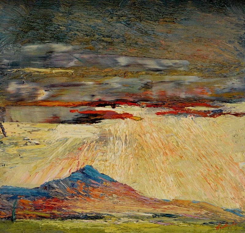 "Nebedag" by Anatol Ghimpu, 1999, oil on canvas