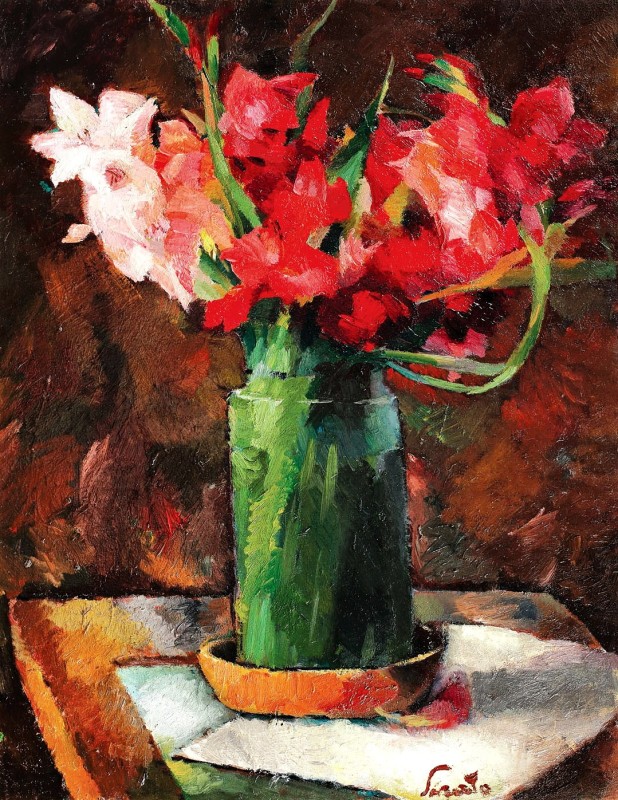 "Pictură. Flori" by Francisc Șirato