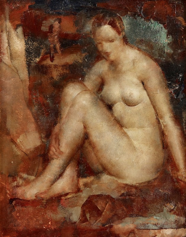 "Painting. Nude" by Grigory Gluckmann