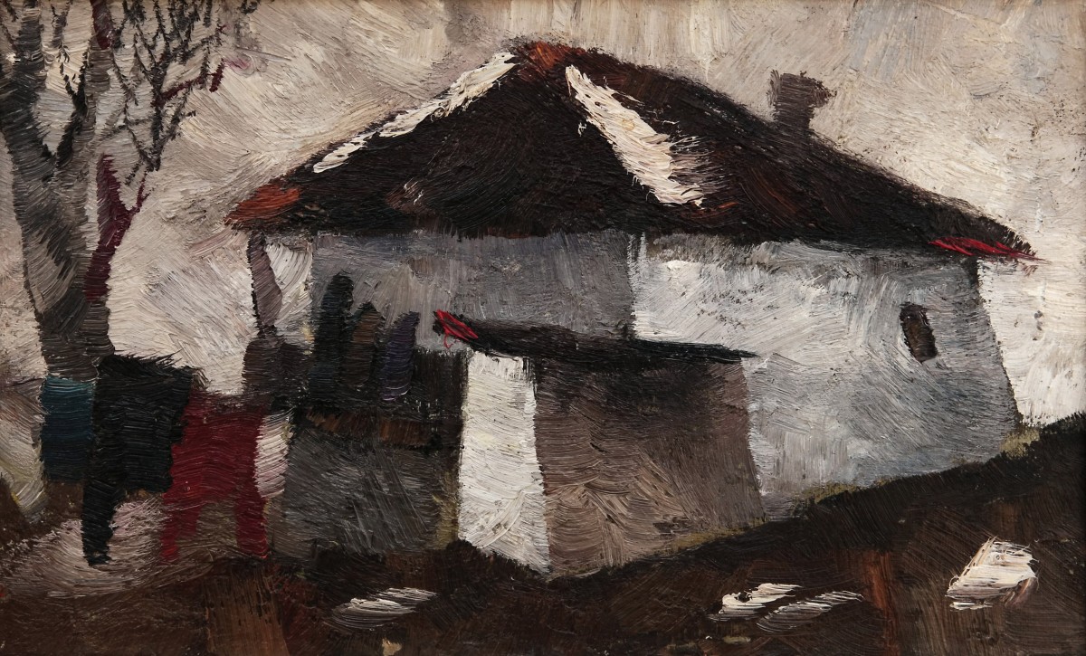 "Painting. Pleinair. Long term" by Veronica Crețu, 270x440mm, oil on canvas