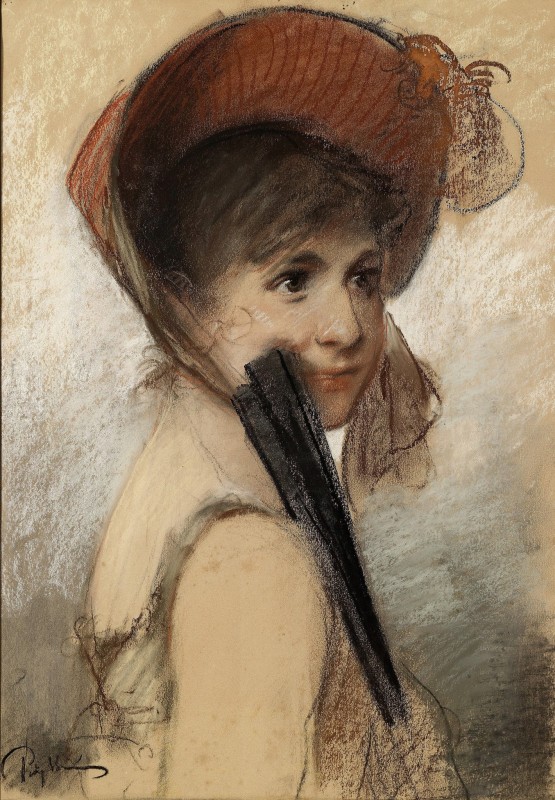 "Painting. Portrait" by Bruno Piglhein