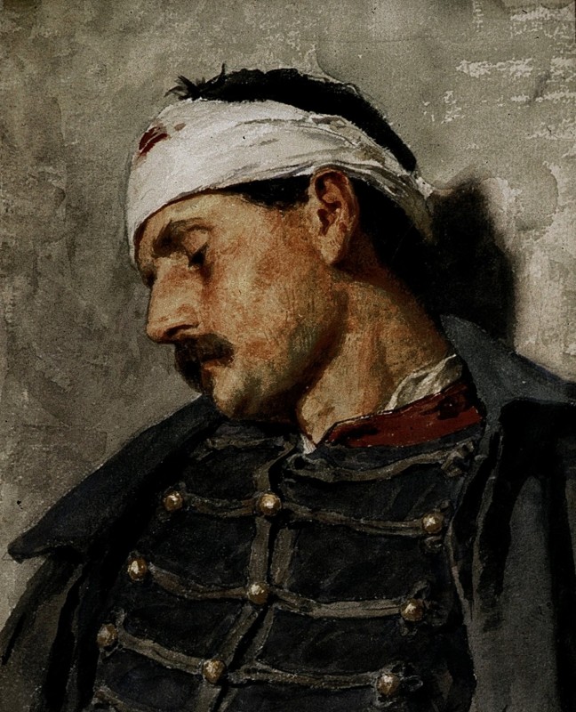 "Painting. Portrait" by Albert Anker