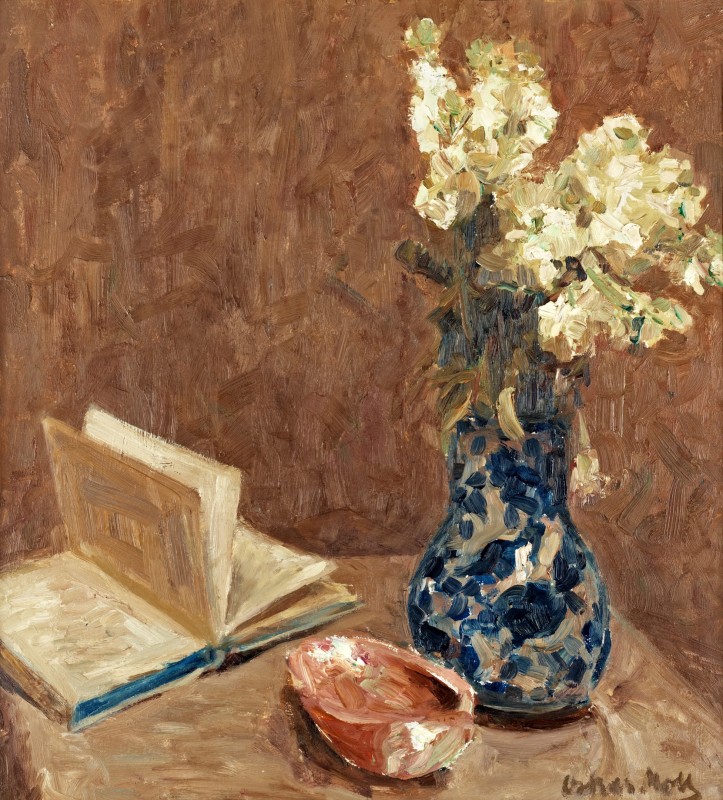 "Painting. Still life" by Oskar Moll