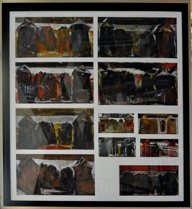 "Căutări la diplomă" by Rodica Dubasari, 2013, 900x800mm, ulei pe pânză