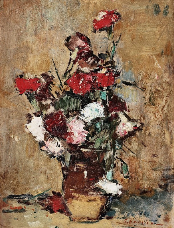 "Pictură. Flori" by Teodor Harșia