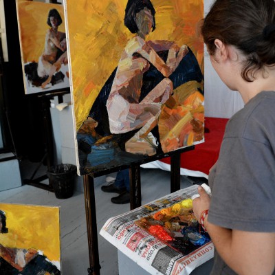 Lecție de pictură. Clasa a XII-a