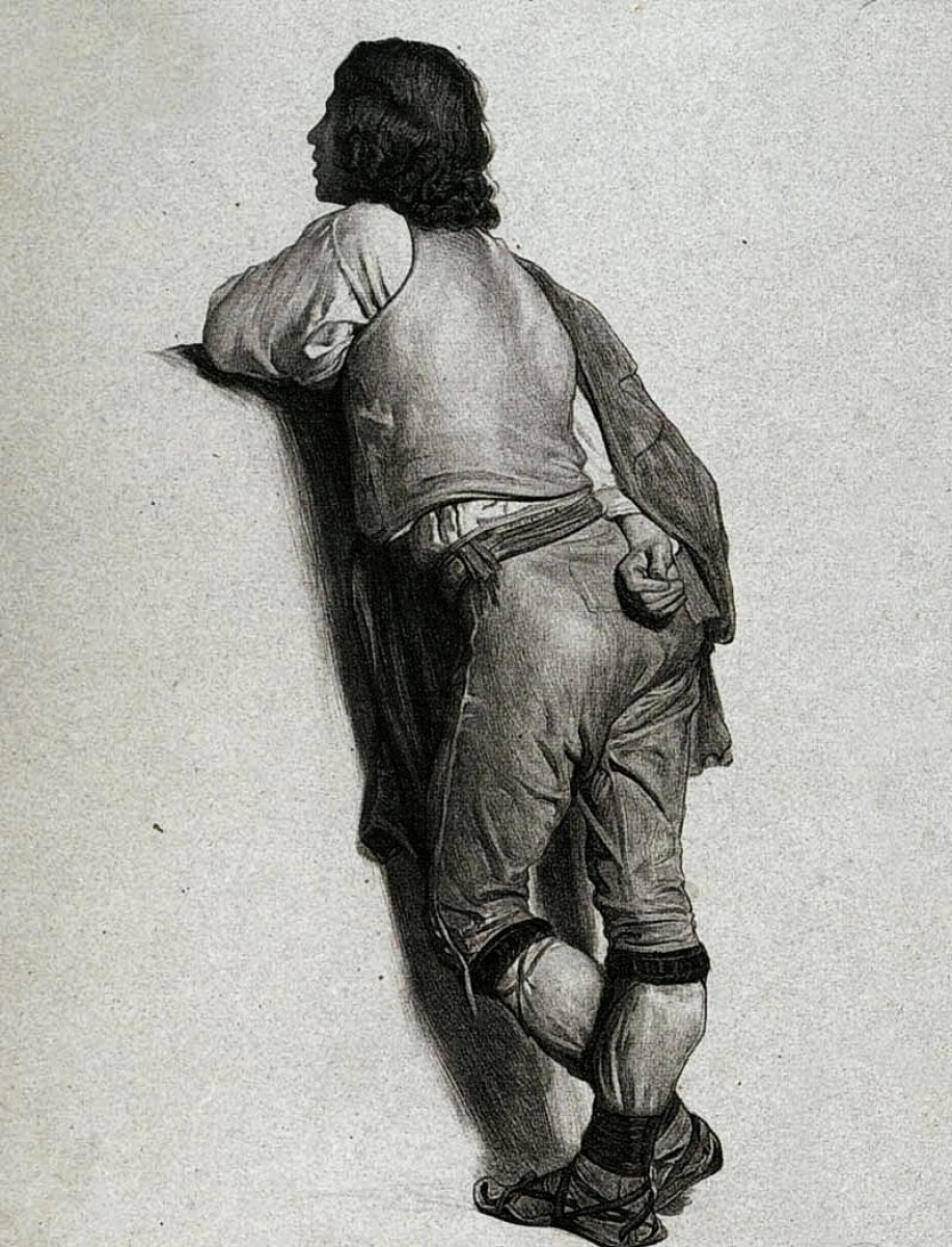 "Desen. Figură / semifigură" by Charles Bargue