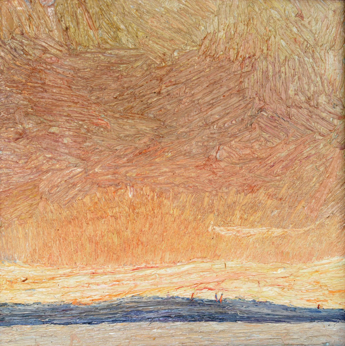 "Motiv" by Alexandra Clapatiuc, 2009, 320x320mm, ulei pe pânză