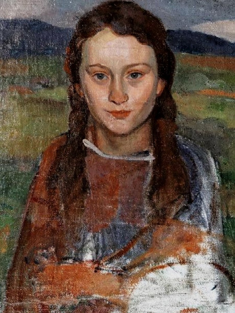 "Painting. Portrait" by Armand Schwarz